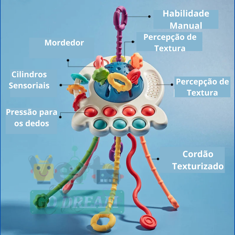 Brinquedo Sensorial Montessori + Brinde Exclusivo